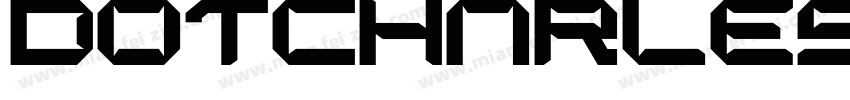 DotCharles Regular字体转换
